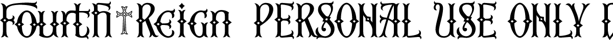 Fourth Reign PERSONAL USE ONLY Diamond