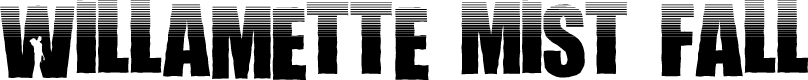 Willamette Mist Fall