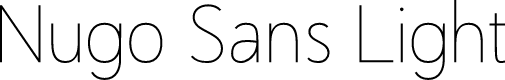 Nugo Sans Light