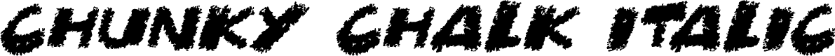 Chunky Chalk Italic