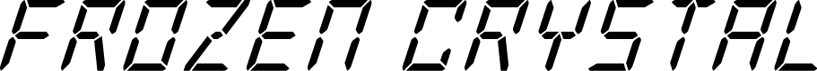 Frozen Crystal Super-Italic