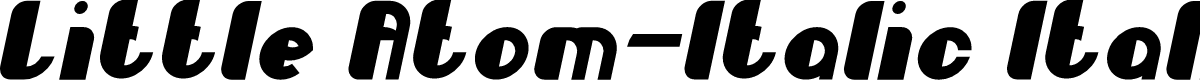 Little Atom-Italic Italic