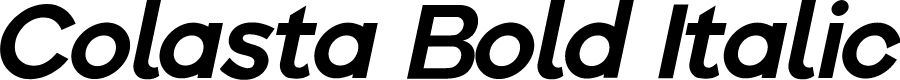 Colasta Bold Italic