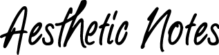AestheticNotes-Demo