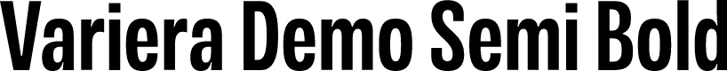 Variera Demo Semi Bold