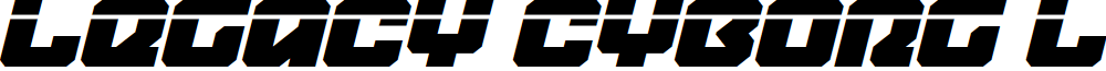 Legacy Cyborg Laser Italic