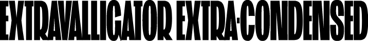 ST Extravalligator Extra Condensed