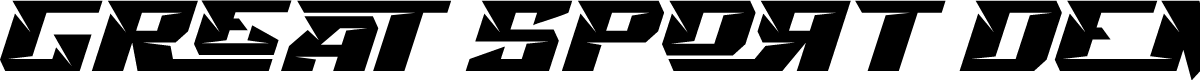 Great Sport Demo Italic
