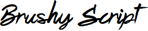 Brushy Script