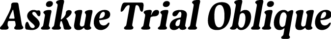 Asikue Trial Oblique