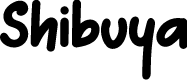 Shibuya-DEMO FONT