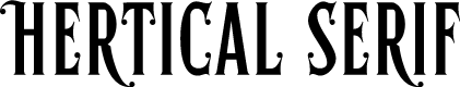 HerticalSerif-Demo