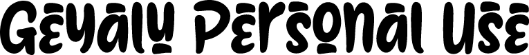Geyalu Personal Use