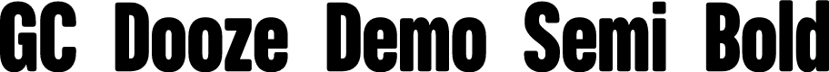 GC Dooze Demo Semi Bold