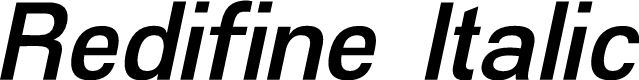 Redifine Italic