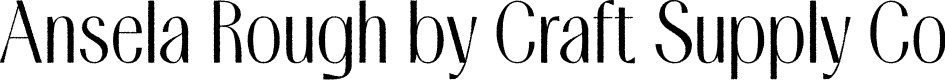 Ansela Rough Demo Regular