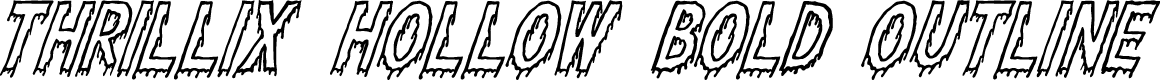 Thrillix Hollow Bold Outline