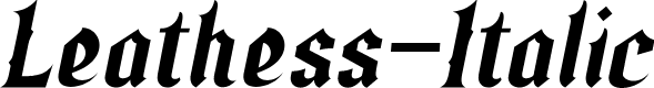 Leathess-Italic