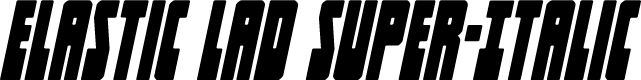 Elastic Lad Super-Italic