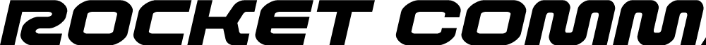 Rocket Command Expanded Italic