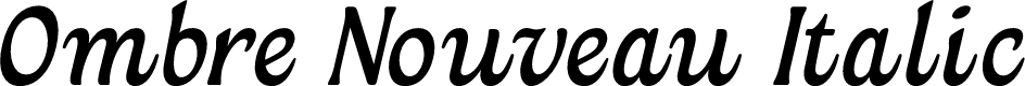 Ombre Nouveau DEMO Italic