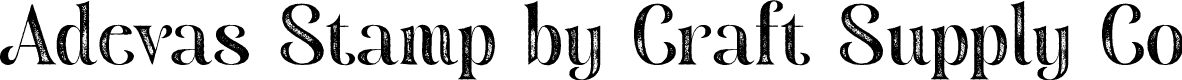 AdevasStamp-Regular Demo