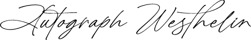 Autograph Westhelin