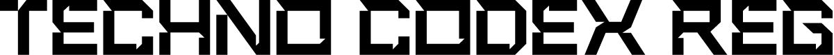 Techno Codex Regular