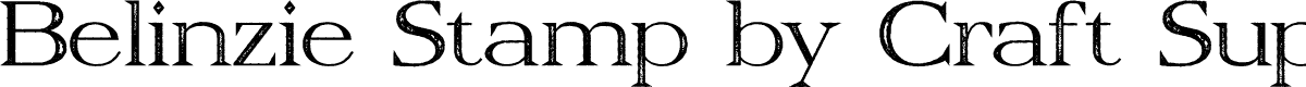 Belinzie Stamp Demo Regular