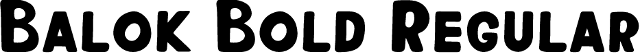 Balok Bold Regular