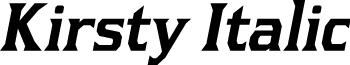 Kirsty Italic