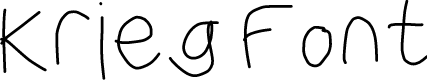 Krieg Font