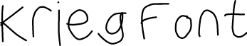 Krieg Font