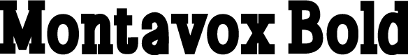 Montavox Bold