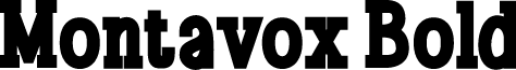 Montavox Bold