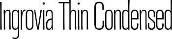 Ingrovia Thin Condensed