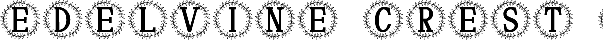 Edelvine Crest Monogram