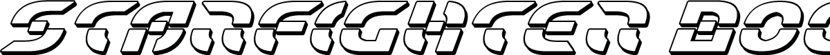 Starfighter Bold 3D Italic
