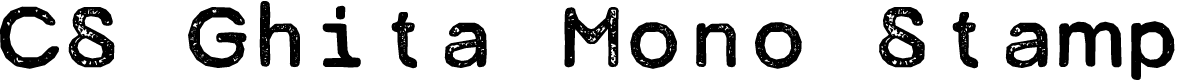CS Ghita Mono Stamp Regular Demo