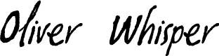 Oliver Whisper Italic Demo