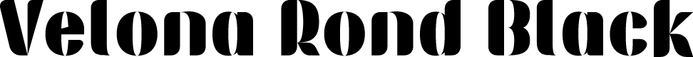 Velona Rond Black