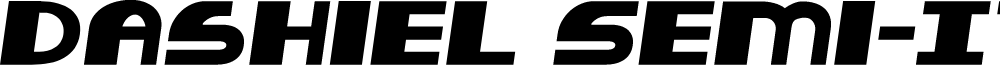 Dashiel Semi-Italic