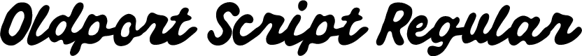 Oldport Script Regular