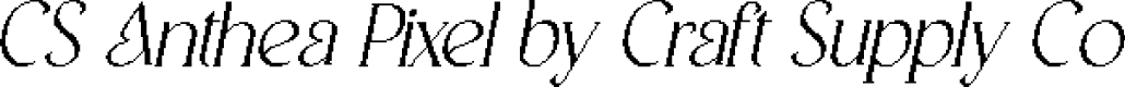 CS Anthea Pixel Regular Demo