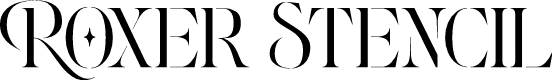 Roxer Stencil - Demo Version Regular