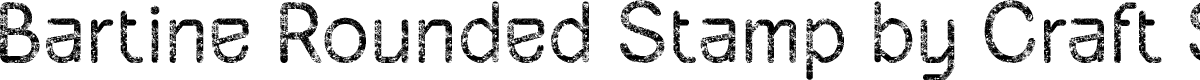BartineRoundedStamp-Regular Demo