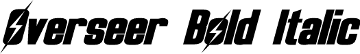 Overseer Bold Italic