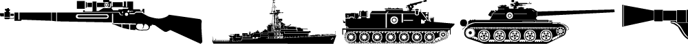 Military dingbats (demo) Fenotype