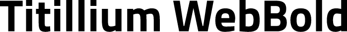 Titillium WebBold