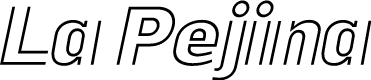 LaPejinaItalicFFP-Italic